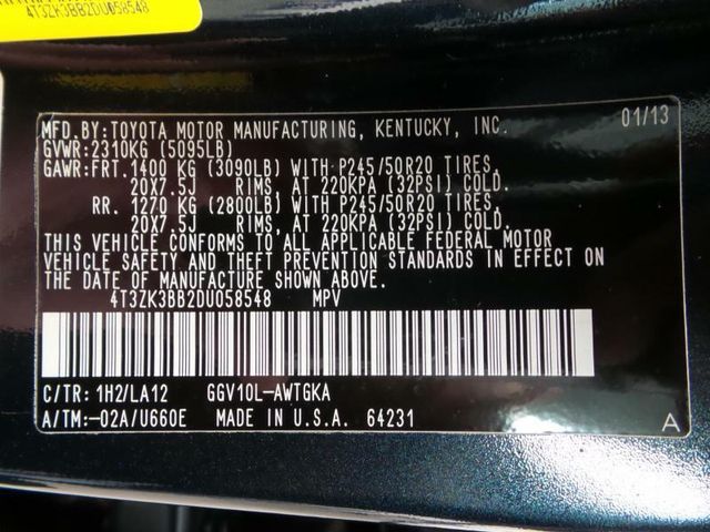 2013 TOYOTA VENZA LE - 17165478 - 10