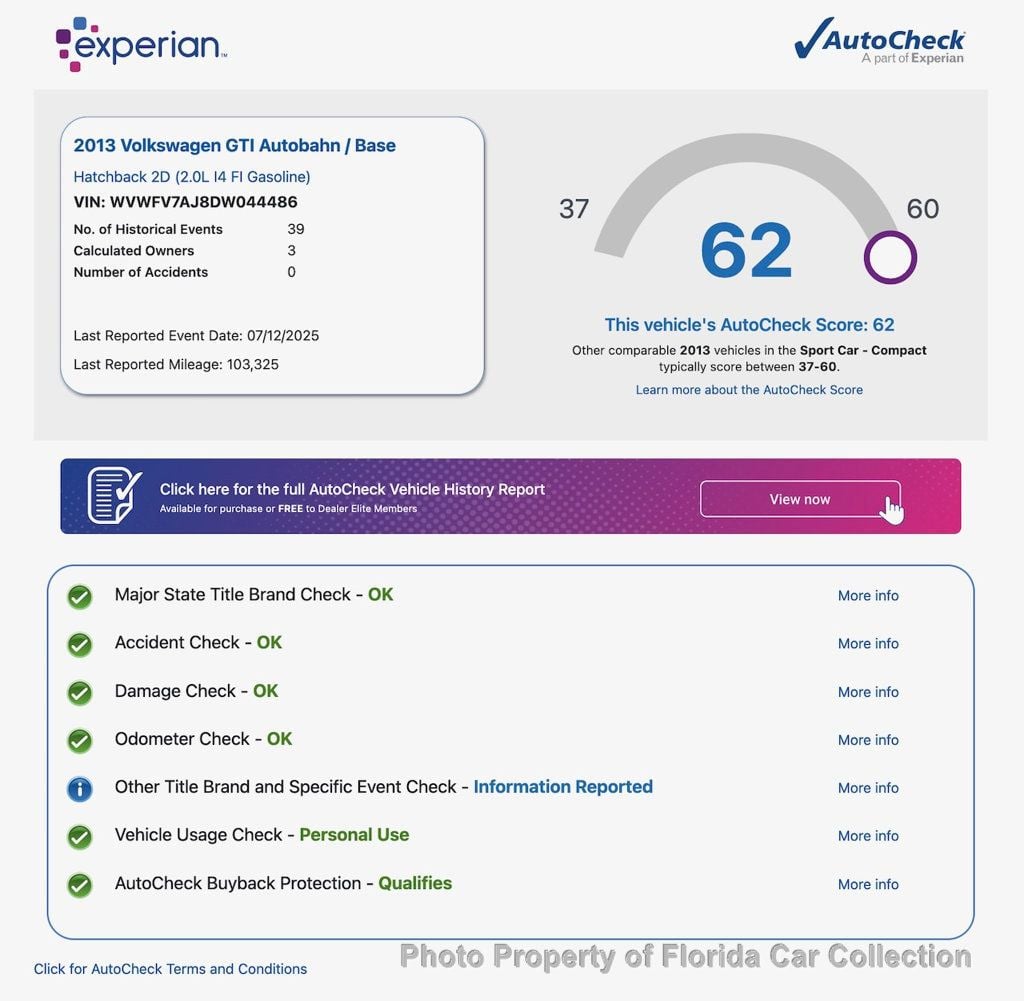 2013 Volkswagen Golf GTI DSG Autobahn Hatchback 2-Door - 22983576 - 77