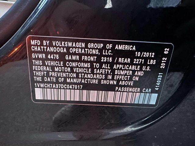 2013 Volkswagen Passat 4dr Sedan 2.5L Automatic SEL Premium - 22985457 - 37