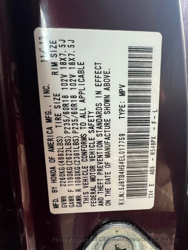 2014 Acura RDX AWD 4dr Tech Pkg - 22955688 - 48