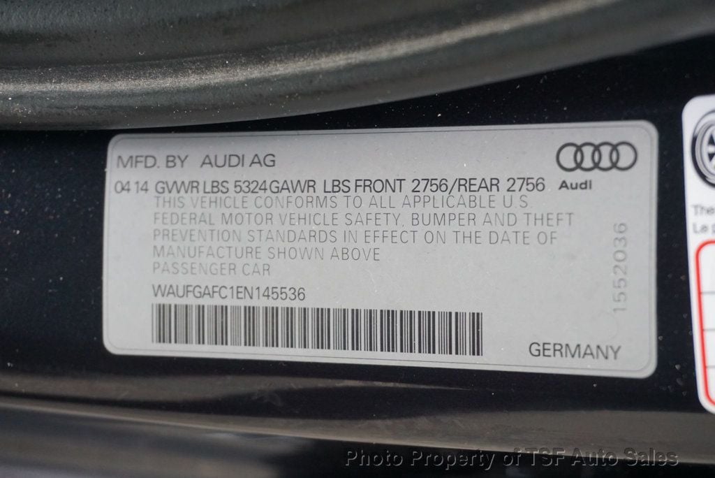 2014 Audi A6 4dr Sedan quattro 3.0T Premium Plus NAVI REAR CAM HEATED SEATS  - 22734573 - 35