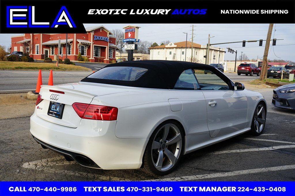 2014 Audi RS 5 Cabriolet CARBON SERVICE COMPLETED AT AUDI STORE! LOOK AT CARFAX CLEAN CAR - 22969374 - 10