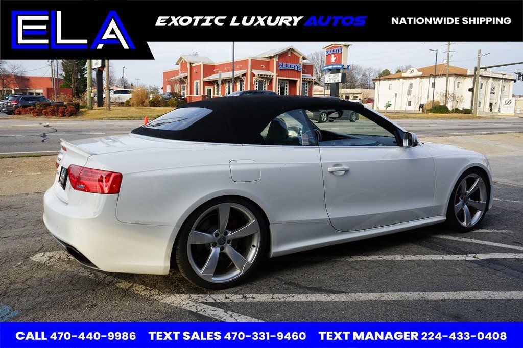 2014 Audi RS 5 Cabriolet CARBON SERVICE COMPLETED AT AUDI STORE! LOOK AT CARFAX CLEAN CAR - 22969374 - 11