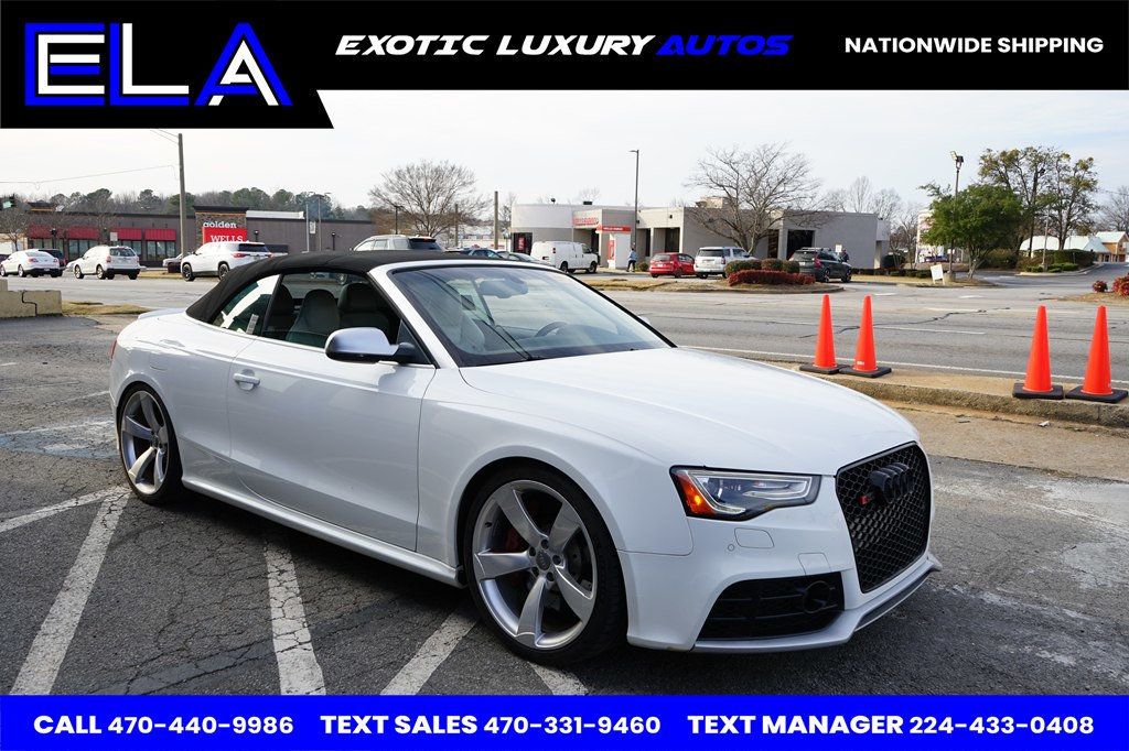2014 Audi RS 5 Cabriolet CARBON SERVICE COMPLETED AT AUDI STORE! LOOK AT CARFAX CLEAN CAR - 22969374 - 13