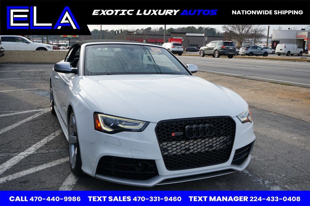 2014 Audi RS 5 Cabriolet CARBON SERVICE COMPLETED AT AUDI STORE! LOOK AT CARFAX CLEAN CAR - 22969374 - 14