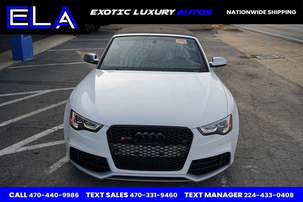 2014 Audi RS 5 Cabriolet CARBON SERVICE COMPLETED AT AUDI STORE! LOOK AT CARFAX CLEAN CAR - 22969374 - 16