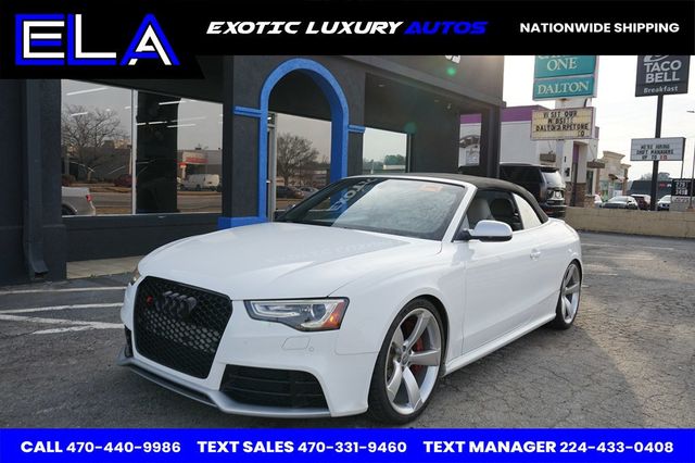 2014 Audi RS 5 Cabriolet CARBON SERVICE COMPLETED AT AUDI STORE! LOOK AT CARFAX CLEAN CAR - 22969374 - 1