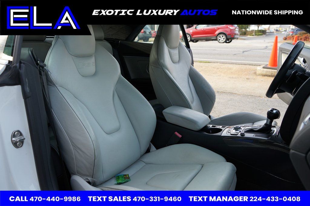 2014 Audi RS 5 Cabriolet CARBON SERVICE COMPLETED AT AUDI STORE! LOOK AT CARFAX CLEAN CAR - 22969374 - 20