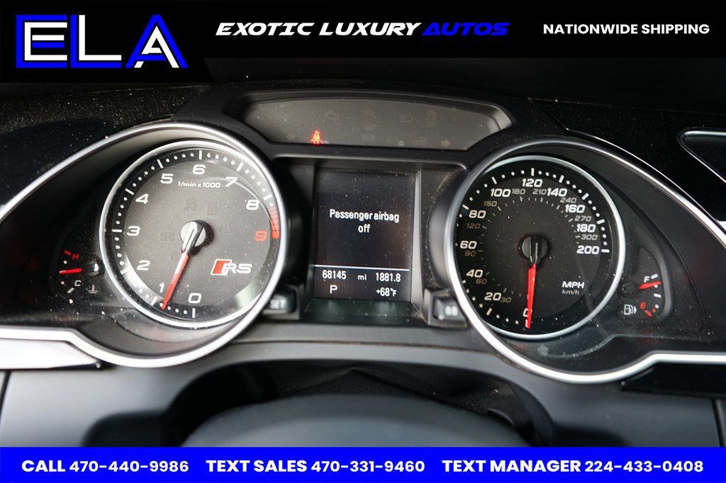 2014 Audi RS 5 Cabriolet CARBON SERVICE COMPLETED AT AUDI STORE! LOOK AT CARFAX CLEAN CAR - 22969374 - 27