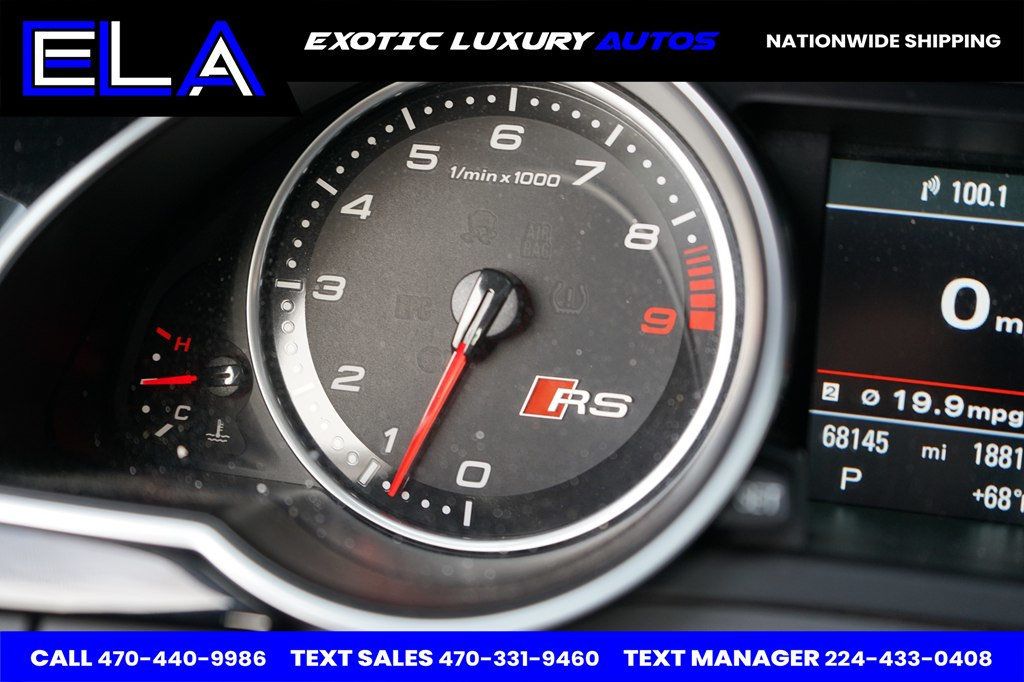 2014 Audi RS 5 Cabriolet CARBON SERVICE COMPLETED AT AUDI STORE! LOOK AT CARFAX CLEAN CAR - 22969374 - 28