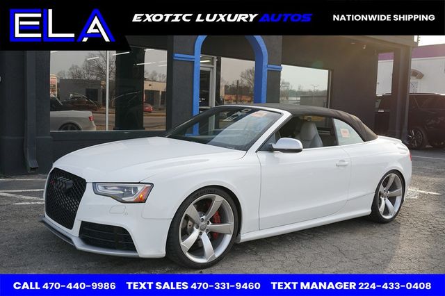 2014 Audi RS 5 Cabriolet CARBON SERVICE COMPLETED AT AUDI STORE! LOOK AT CARFAX CLEAN CAR - 22969374 - 2