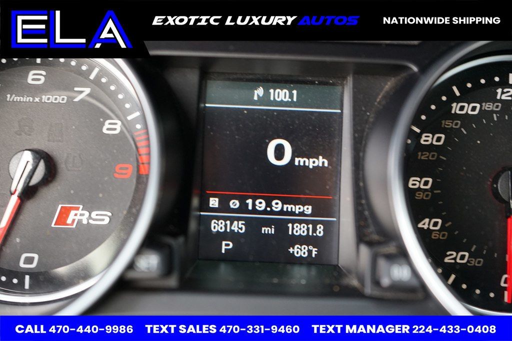 2014 Audi RS 5 Cabriolet CARBON SERVICE COMPLETED AT AUDI STORE! LOOK AT CARFAX CLEAN CAR - 22969374 - 30