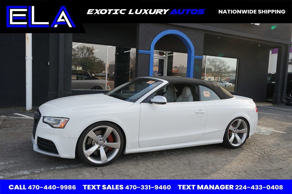2014 Audi RS 5 Cabriolet CARBON SERVICE COMPLETED AT AUDI STORE! LOOK AT CARFAX CLEAN CAR - 22969374 - 3