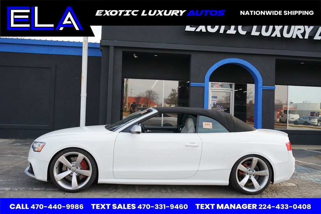 2014 Audi RS 5 Cabriolet CARBON SERVICE COMPLETED AT AUDI STORE! LOOK AT CARFAX CLEAN CAR - 22969374 - 5
