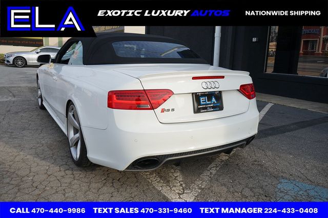 2014 Audi RS 5 Cabriolet CARBON SERVICE COMPLETED AT AUDI STORE! LOOK AT CARFAX CLEAN CAR - 22969374 - 7
