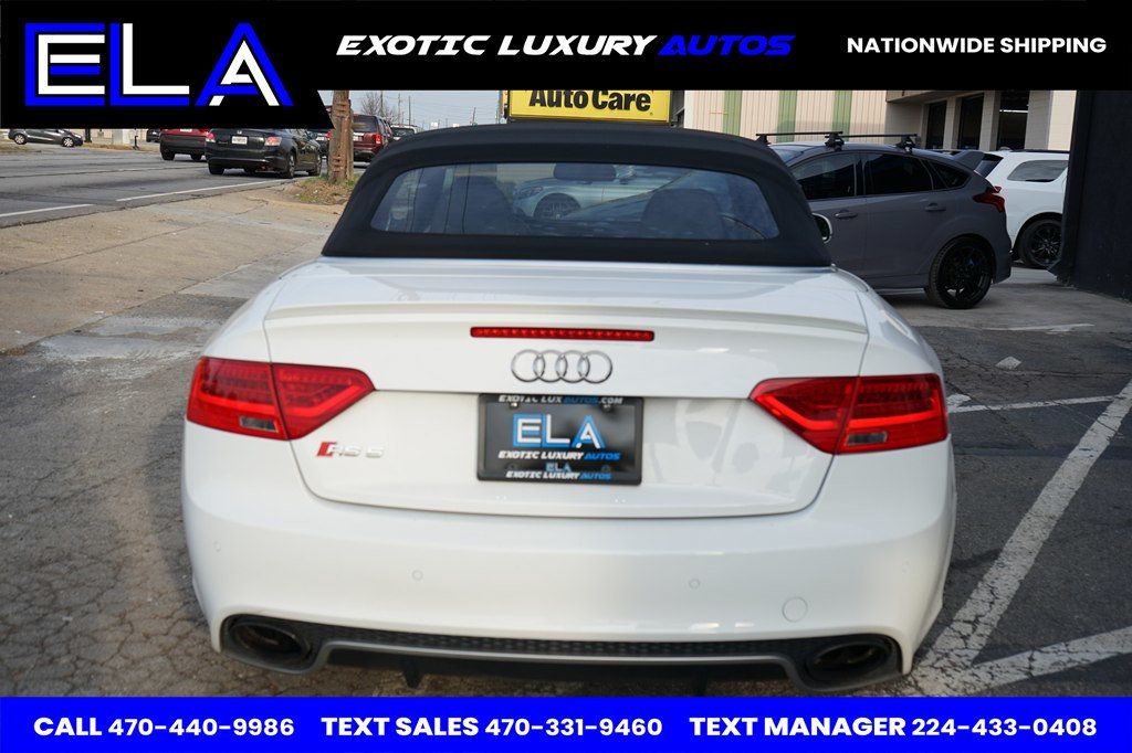 2014 Audi RS 5 Cabriolet CARBON SERVICE COMPLETED AT AUDI STORE! LOOK AT CARFAX CLEAN CAR - 22969374 - 8