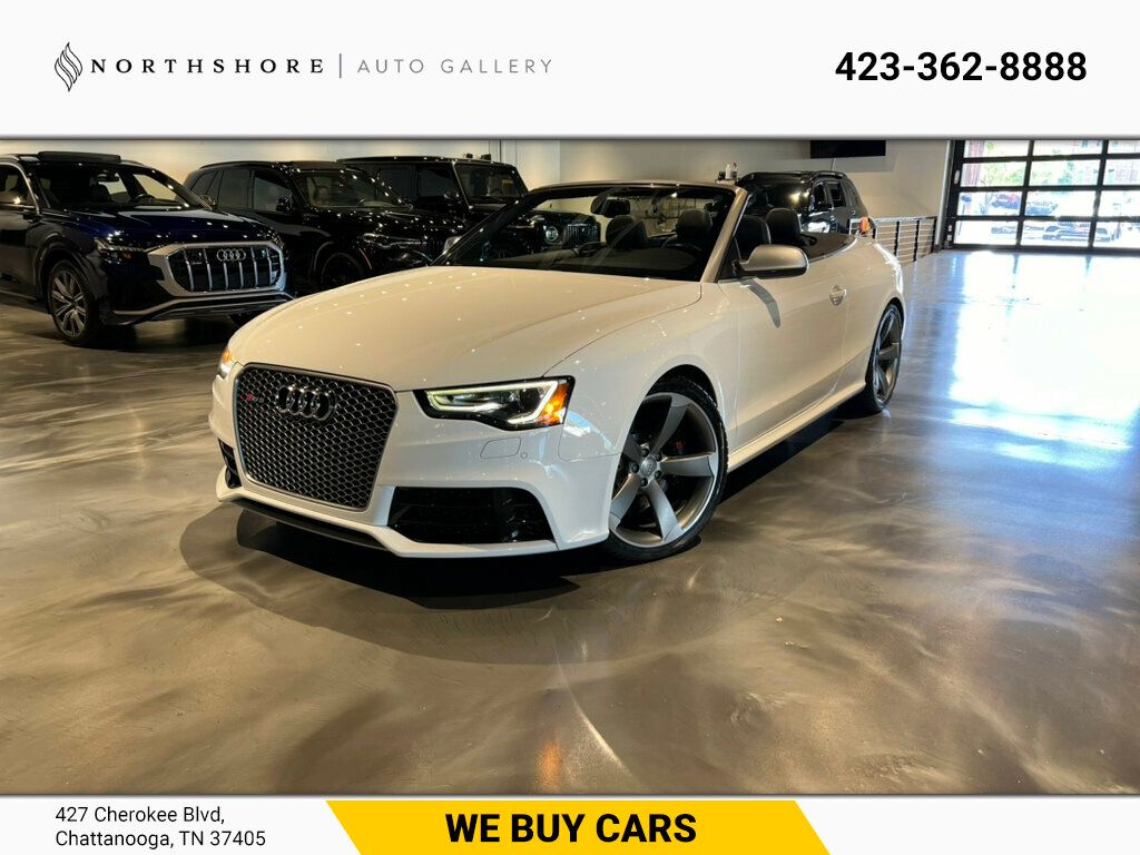 2014 Audi RS 5 Cabriolet RS-5/Cabriolet/AWD/ComfortPkg/4.2L/V8/Heated&CooledSeats/NAV - 22900591 - 0