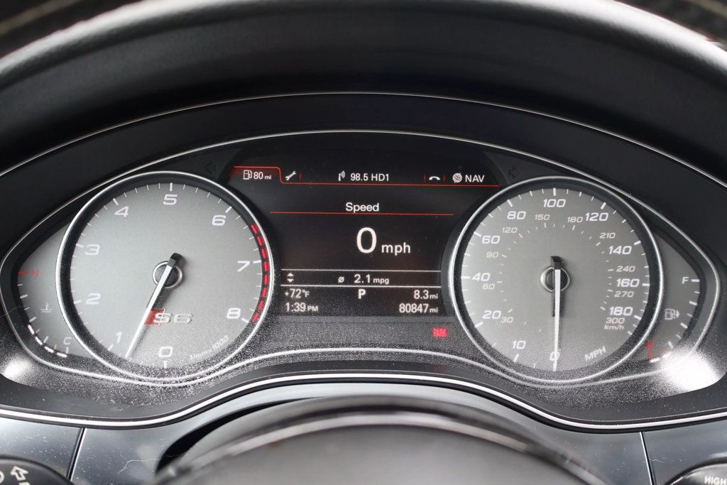 2014 Audi S6 PRESTIGE TRIM, LOADED, V8, SURROUND VIEW CAM, NAVI, SUNROOF!!! - 22846544 - 25