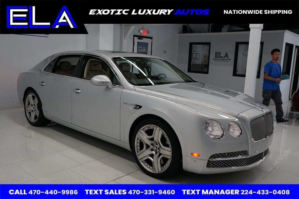 2014 Bentley Continental Flying Spur HIGH MSRP! W12! FUL WOOD! LEATHER HEADLINER! TRAYS! CONTINETAL!  - 22474273 - 9