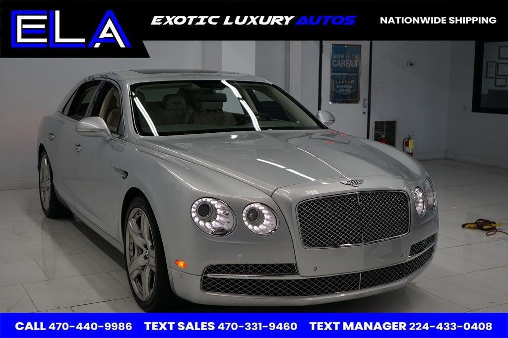 2014 Bentley Continental Flying Spur HIGH MSRP! W12! FUL WOOD! LEATHER HEADLINER! TRAYS! CONTINETAL!  - 22474273 - 10