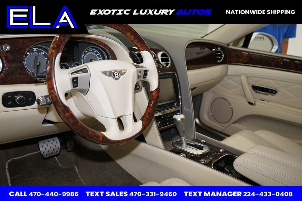 2014 Bentley Continental Flying Spur HIGH MSRP! W12! FUL WOOD! LEATHER HEADLINER! TRAYS! CONTINETAL!  - 22474273 - 17