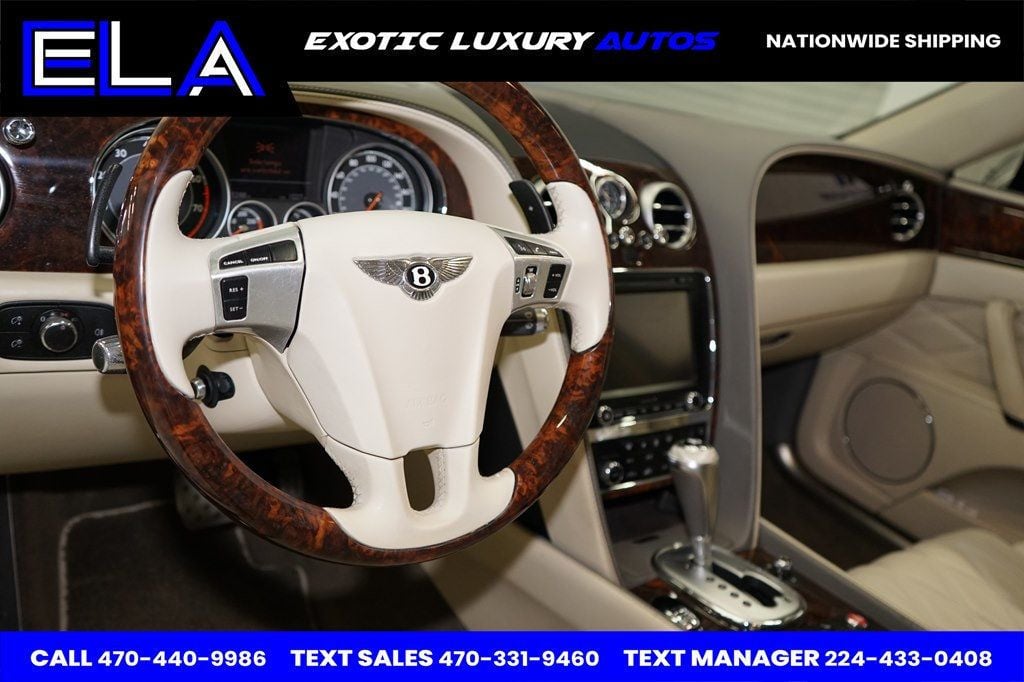 2014 Bentley Continental Flying Spur HIGH MSRP! W12! FUL WOOD! LEATHER HEADLINER! TRAYS! CONTINETAL!  - 22474273 - 18