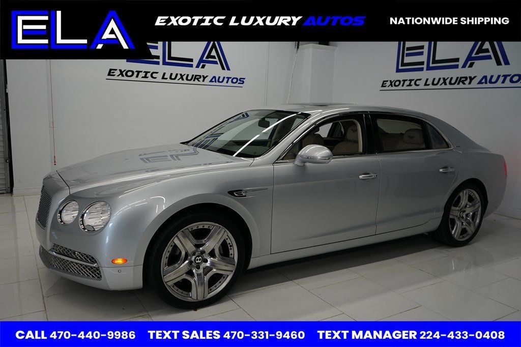 2014 Bentley Continental Flying Spur HIGH MSRP! W12! FUL WOOD! LEATHER HEADLINER! TRAYS! CONTINETAL!  - 22474273 - 2