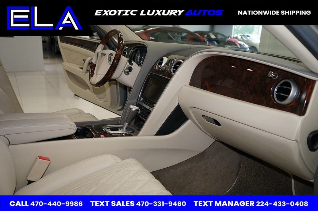 2014 Bentley Continental Flying Spur HIGH MSRP! W12! FUL WOOD! LEATHER HEADLINER! TRAYS! CONTINETAL!  - 22474273 - 29