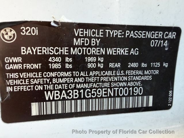 2014 BMW 3 Series 320i Sedan - 23021248 - 35