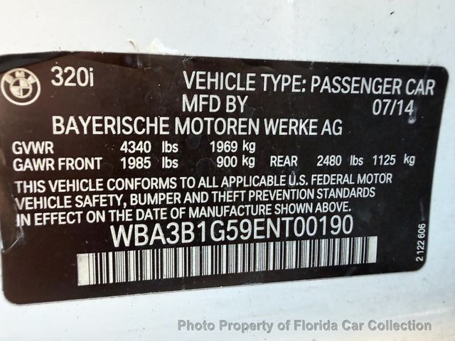 2014 BMW 3 Series 320i Sedan - 23021248 - 88