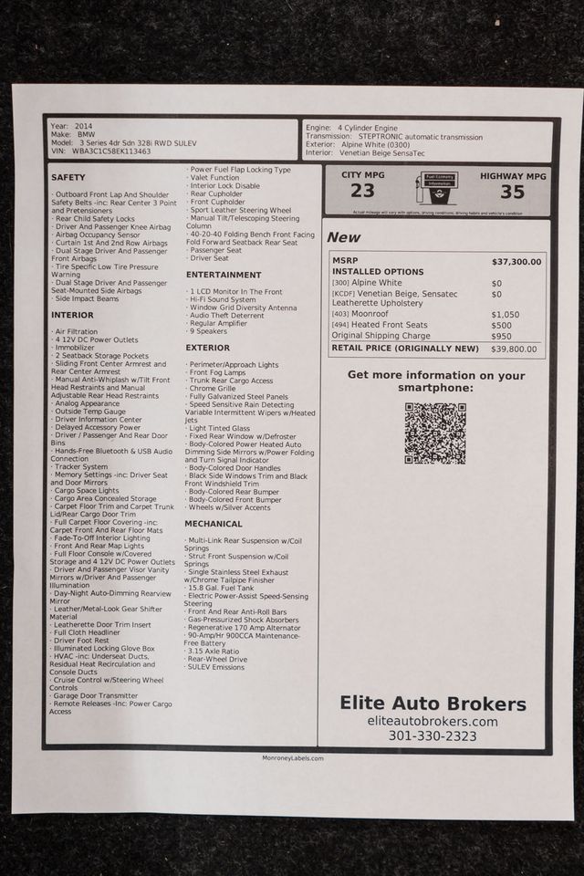 2014 BMW 3 Series 328i - 22966742 - 45