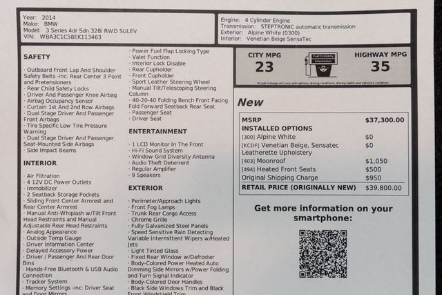 2014 BMW 3 Series 328i - 22966742 - 46