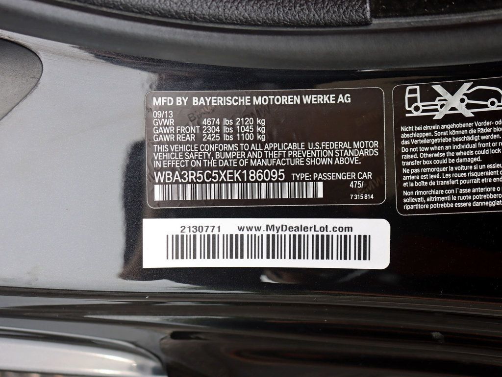 2014 BMW 4 Series 435i xDrive Premium / M Sport / Cold Weather / Navigation - 23073488 - 28