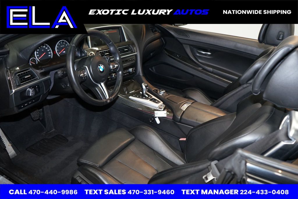 2014 BMW M6 BRAND NEW BRAKE SERVICE! CONVERTIBLE TOP WORKS! CLEAN! HEADS UP  - 22533325 - 27