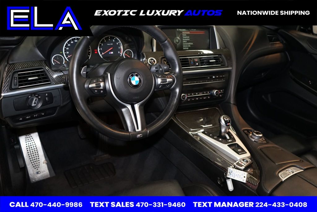 2014 BMW M6 BRAND NEW BRAKE SERVICE! CONVERTIBLE TOP WORKS! CLEAN! HEADS UP  - 22533325 - 28