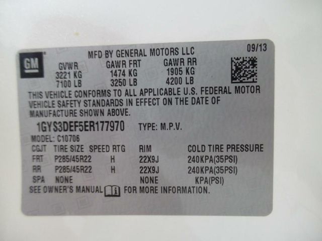 2014 Cadillac Escalade 2WD 4dr Platinum - 15400136 - 10