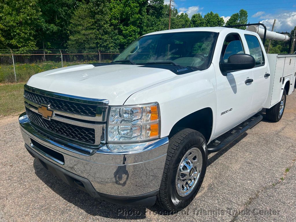 2014 Chevrolet 3500HD ONE TON JUST 35k MILES CREW UTILITY BODY +SUPER CLEAN!  SRW ONE TON TRUCK! FINANCING! - 22412904 - 71