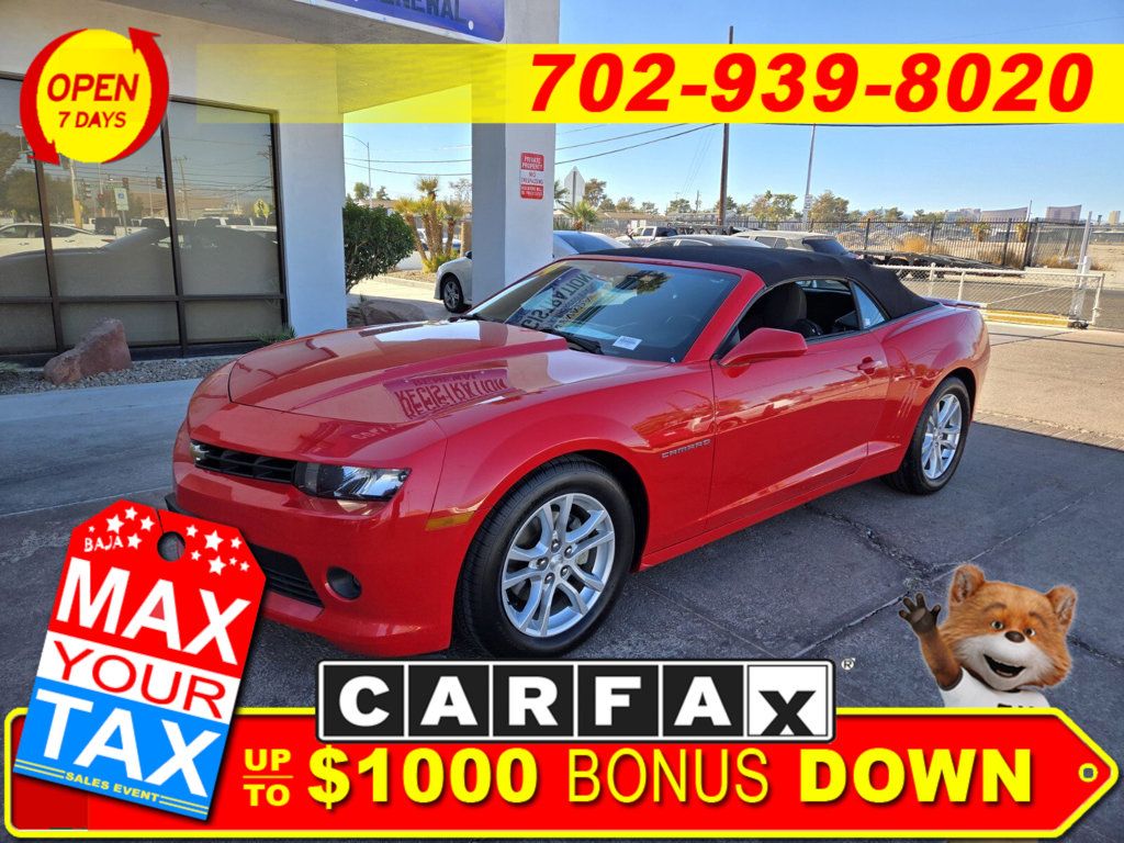 2014 Chevrolet Camaro 2dr Convertible LT w/1LT - 22737775 - 0