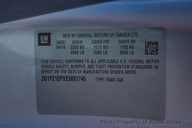 2014 Chevrolet Camaro 2dr Coupe ZL1 - 22985432 - 56