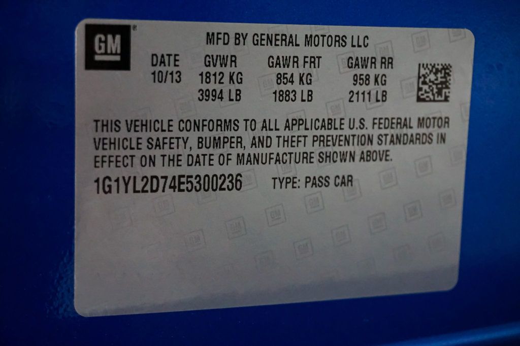 2014 Chevrolet Corvette Stingray 2dr Z51 Coupe w/3LT - 22965358 - 18