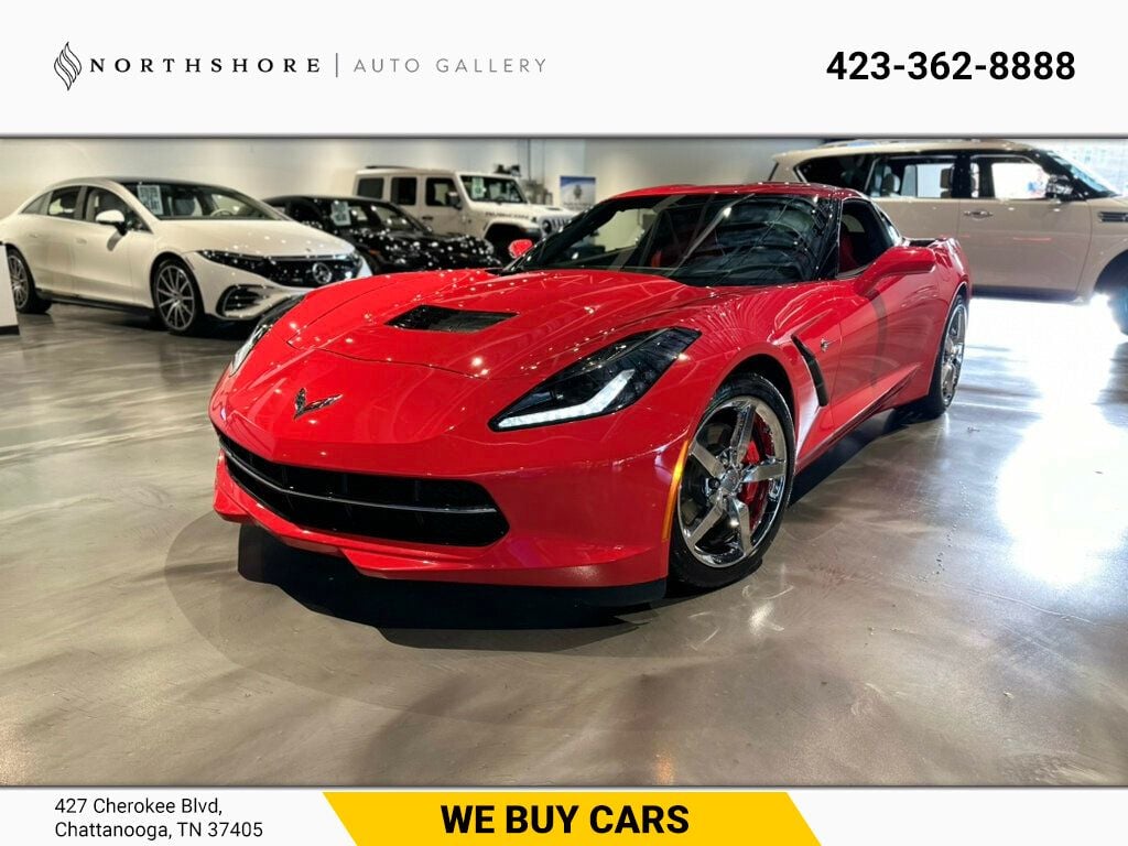 2014 Chevrolet Corvette Stingray Coupe/2LT/PerfExhaust/Htd&CldSeats/HeadUpDisplay/GT BucketSeats - 22674117 - 0