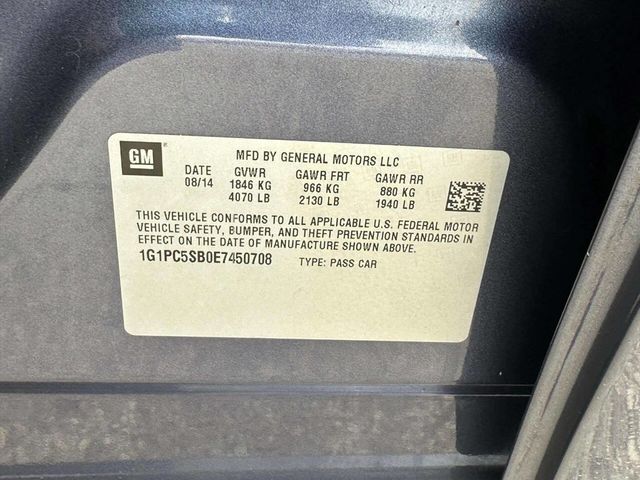 2014 Chevrolet CRUZE 4dr Sedan Automatic 1LT - 22949719 - 24