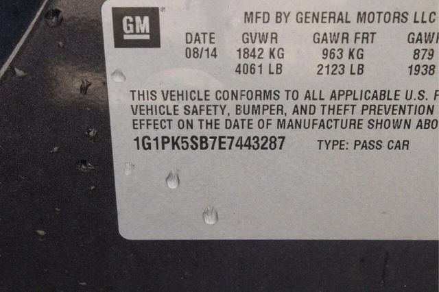 2014 Chevrolet CRUZE LT Fleet 4dr Sedan w/1FL - 23006759 - 6