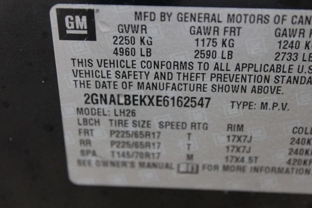 2014 Chevrolet Equinox FWD 4dr LT w/1LT - 22998838 - 10