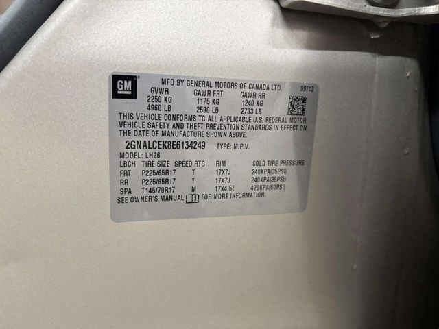 2014 Chevrolet Equinox FWD 4dr LT w/2LT - 22954962 - 41