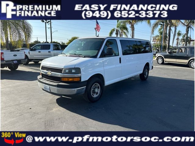 2014 Chevrolet Express 3500 Passenger LT EXTENDED 15 PASSENGER DUAL A/C CLEAN - 22910563 - 0