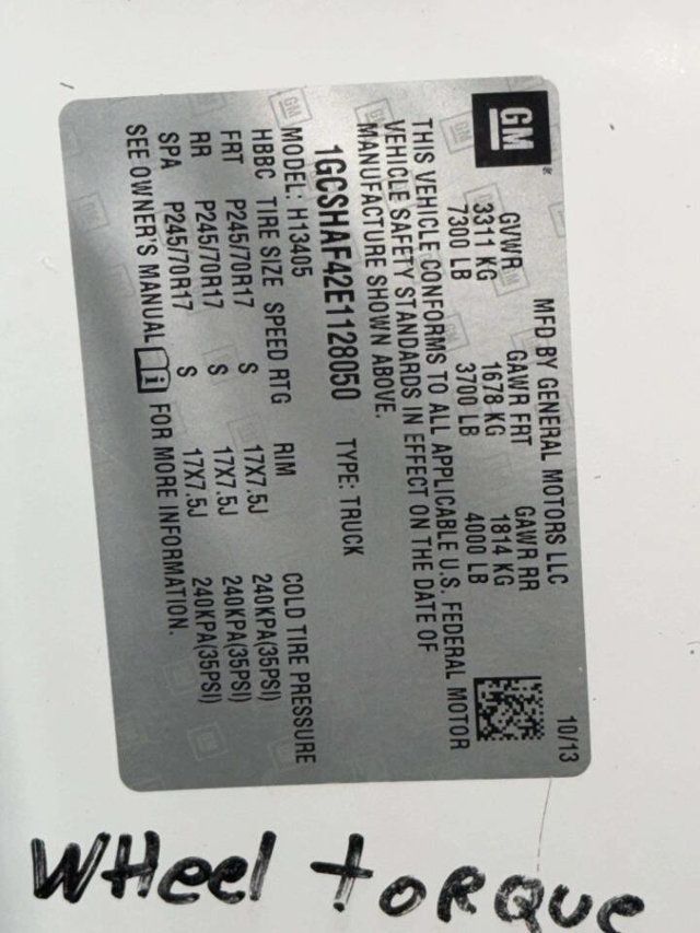 2014 Chevrolet Express Cargo Van AWD 1500 135" - 23000580 - 25