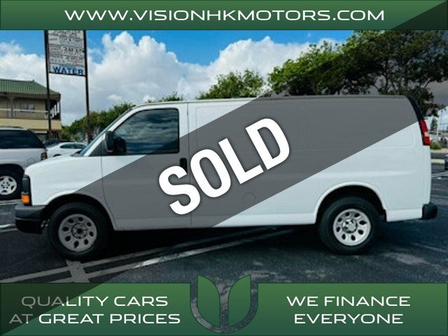 Used hot sale chevrolet van