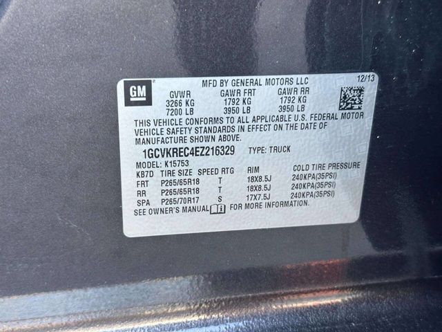 2014 Chevrolet Silverado 1500 4WD Double Cab 143.5" LT w/1LT - 23041382 - 23