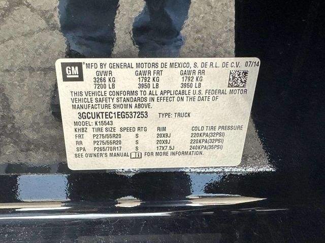 2014 Chevrolet Silverado 1500 High Country 4x4 4dr Crew Cab 5.8 ft. SB - 22952518 - 25